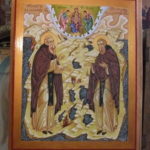 Икона преподобных Сергия и Германа Валаамских